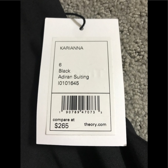 Theory KARIANNA black dress NWT - Picture 7 of 7